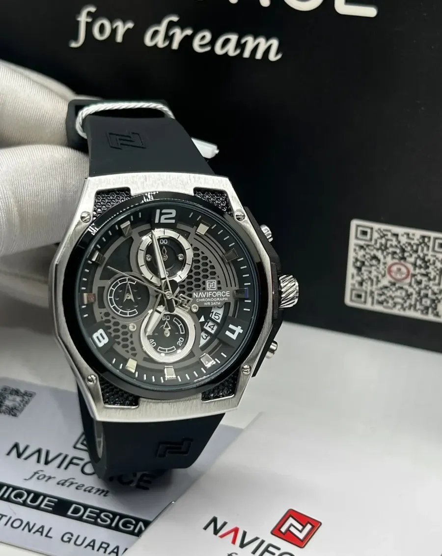 Rubber Naviforce WristWatch