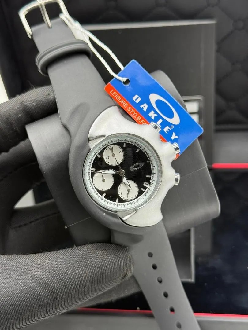 Oakley Chonograph Rubber Watch