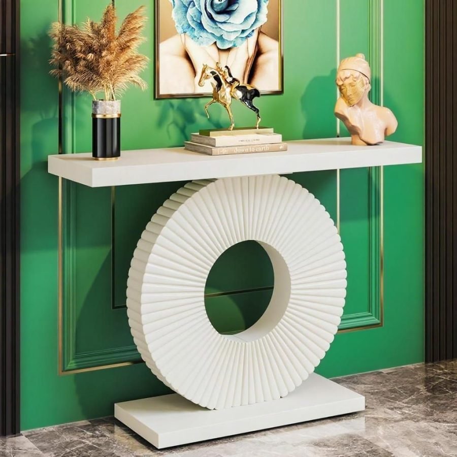 Console Table  Wood Entryway Table