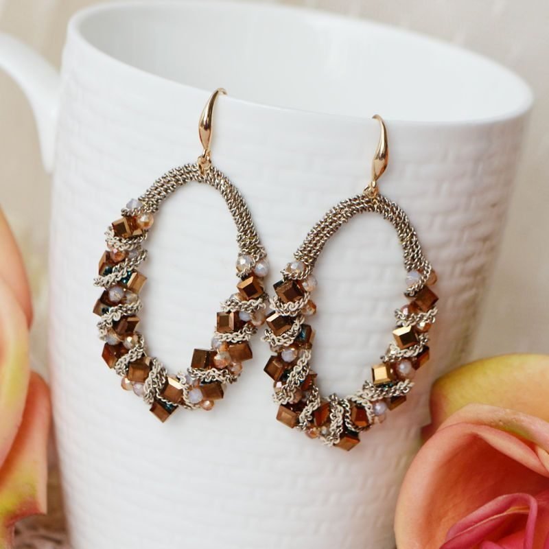 Manmiao Earrings Handmade Tassel Women's Long Personalized Fashion Exquisite Ornaments