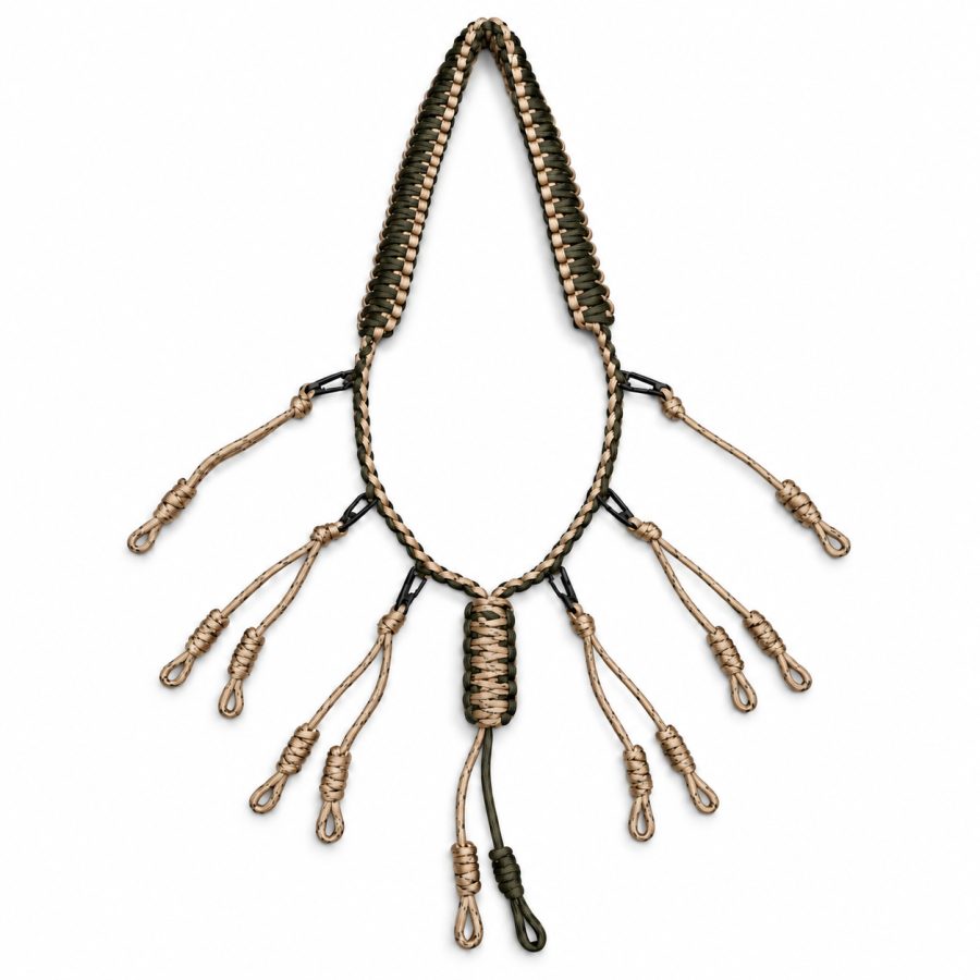 Nylon Duck Call Lanyard High Pressure Waterproof Hunting Game Call Holder With Adjustable Neck Fit MOLLE Multiple Drop Loops