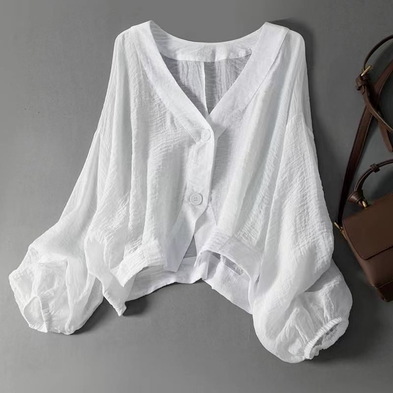 Loose-fitting Lightweight Thin Short Coat