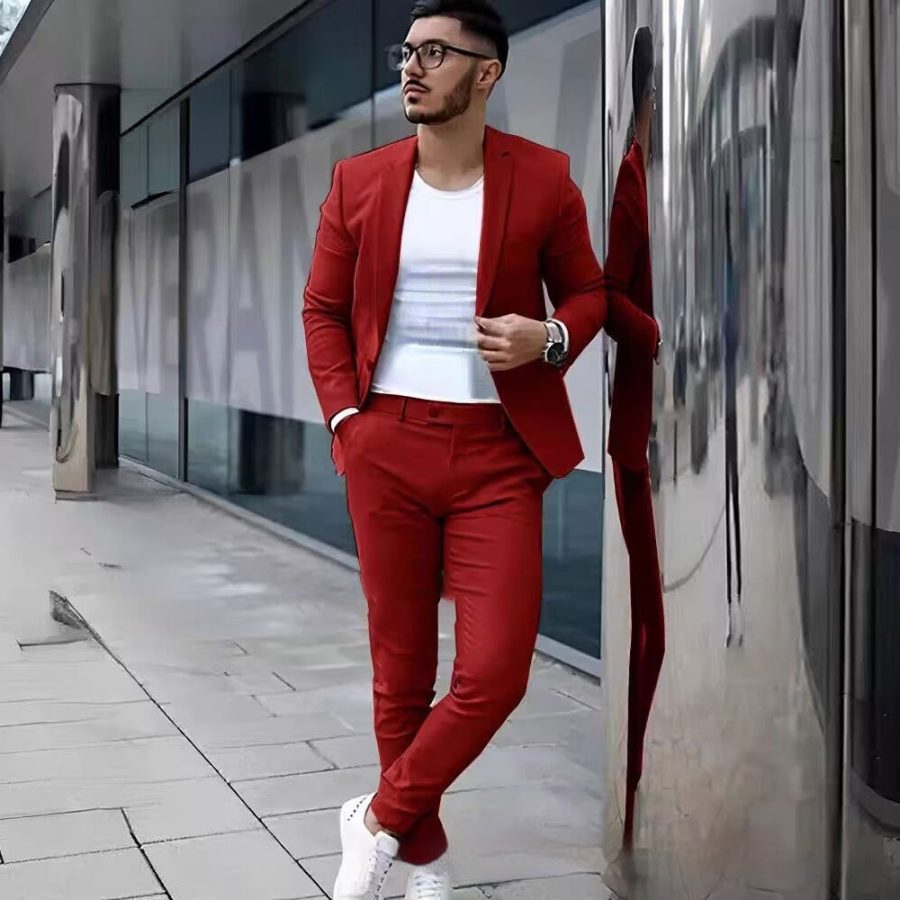 Personalized Business Casual Men's Suit