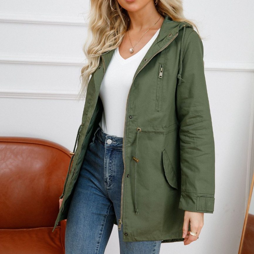 Women's Cotton Anorak Oversized Loose Coat