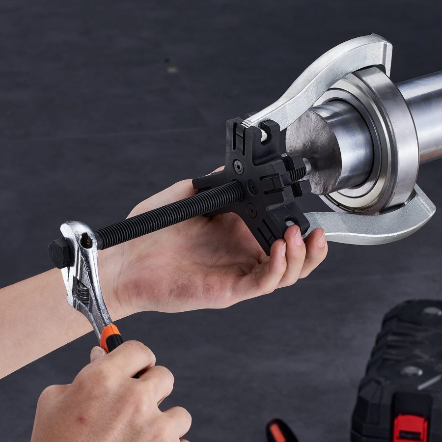 Jaw Gear Bearing Flywheel Pulley Removal Tool, 2 Or 3 Reversible Jaws Wheel Puller, Vertically And Horizontally, External And Internal, 2-Piece