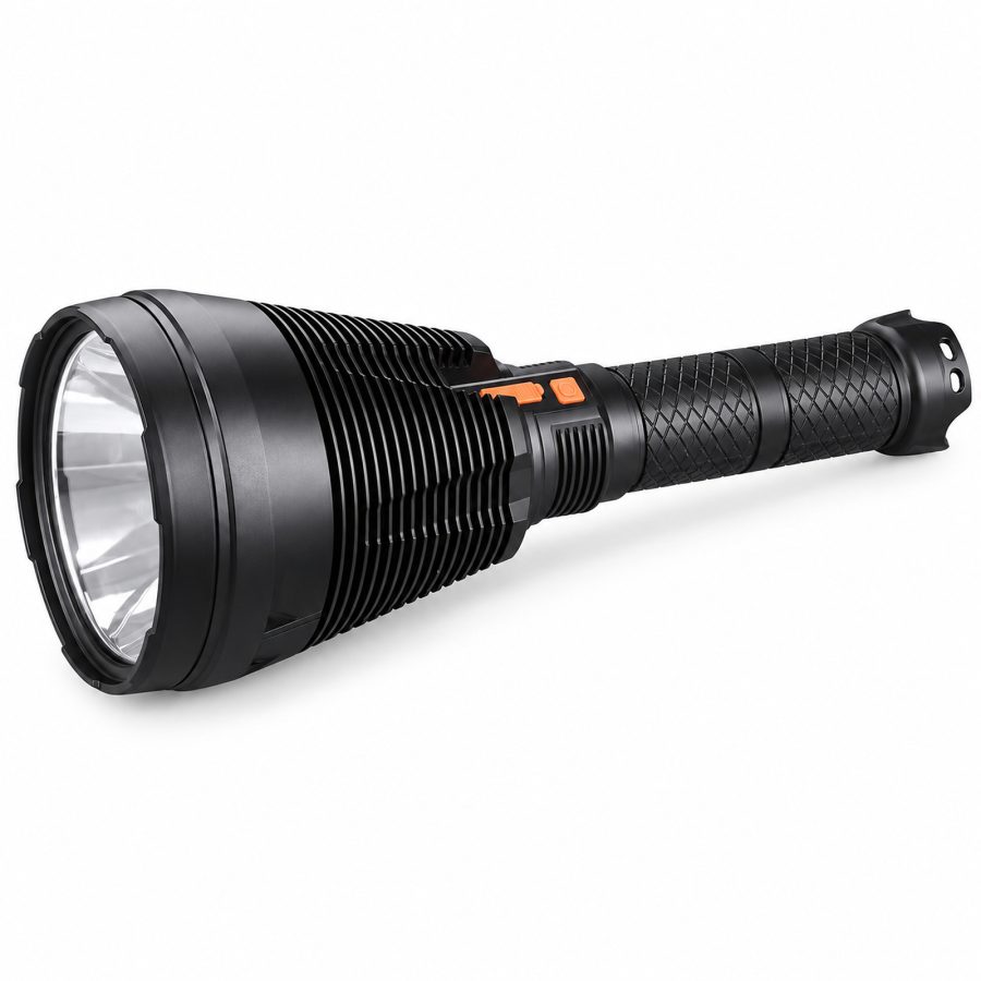 Rechargeable Battery Display Power Bank Function Type C LED Flashlight W5118 1800LM Portable Torch Light