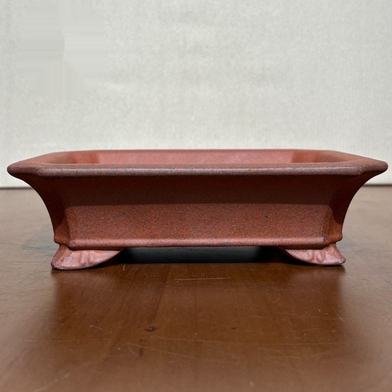 Fine Zisha Flower Pot Rectangular Bonsai