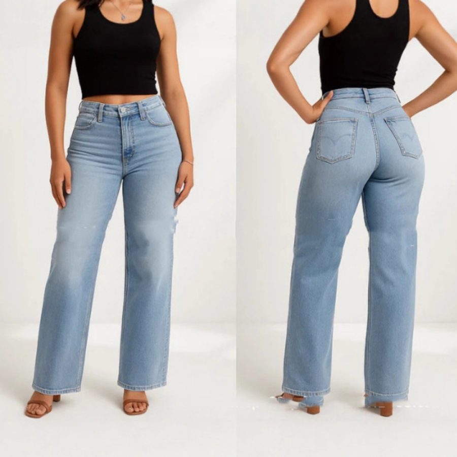 Women's Retro Slim Slimming And Fashionable Jeans