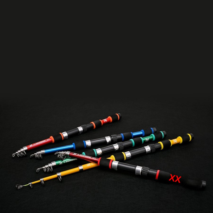 Ultra Short Pocket Portable Short Fishing Rod Suit