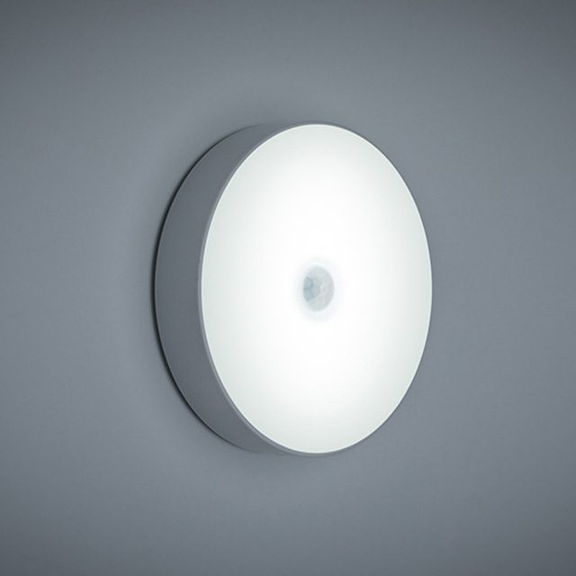 New LED Body Induction Small Night Light USB Charging