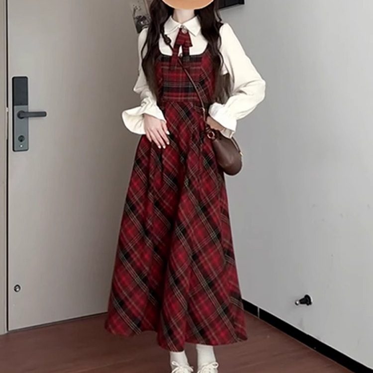 High-grade Wear Match Set Long Dress
