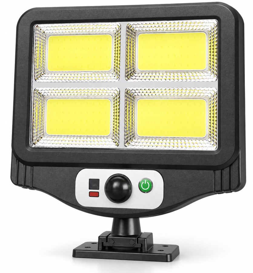 Solar Powered Rechargeable Motion Sensor COB LED Work Light 1500mAh For Auto W781 4 1x