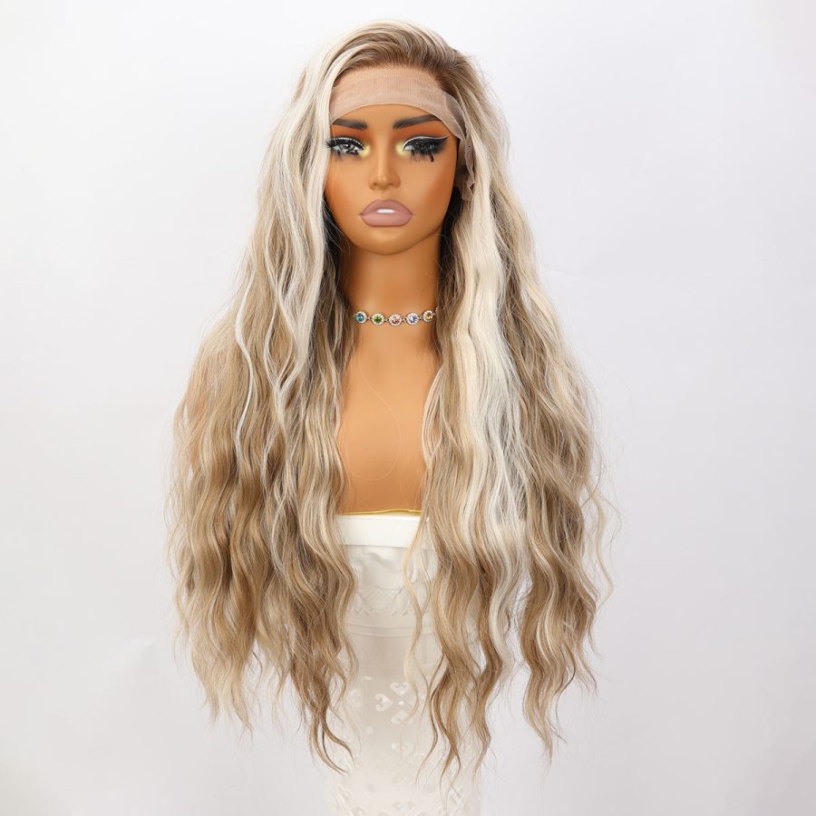 Brown Blonde Mixed High-gloss Lace Front T Part SM9208 Series Please Call Me For Actual Inventory