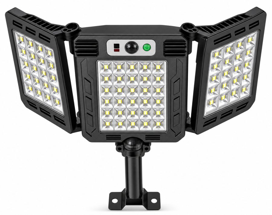 Solar Powered Rechargeable Motion Sensor LED Work Light 3000mAh For Auto W785 7 5 5W