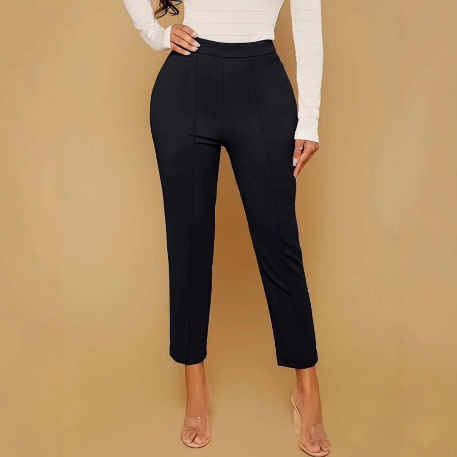 Versatile Comfortable High Waist Slim Casual Trousers