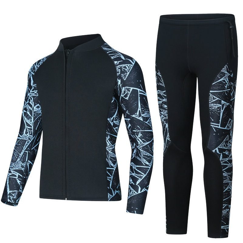 Diving Suit 3mm Split Long-sleeved Long Trousers Snorkeling Swimsuit