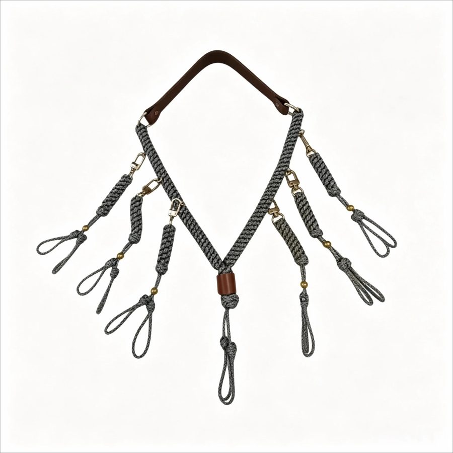 Camo Duck Call Lanyard Eco-Friendly Waterproof Durable Cotton Multi Loop Hunting Game Call Holder Duck Goose Waterfowl Hunting