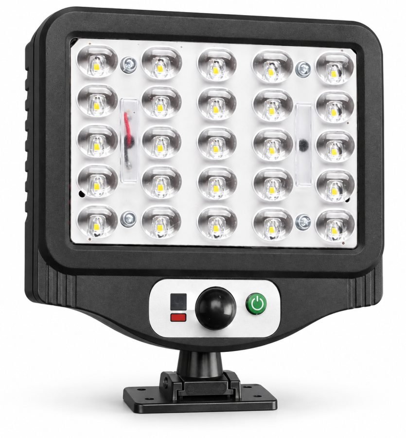 Solar Powered Rechargeable Motion Sensor LED Work Light 1500mAh For Auto W780 5 Remote Control