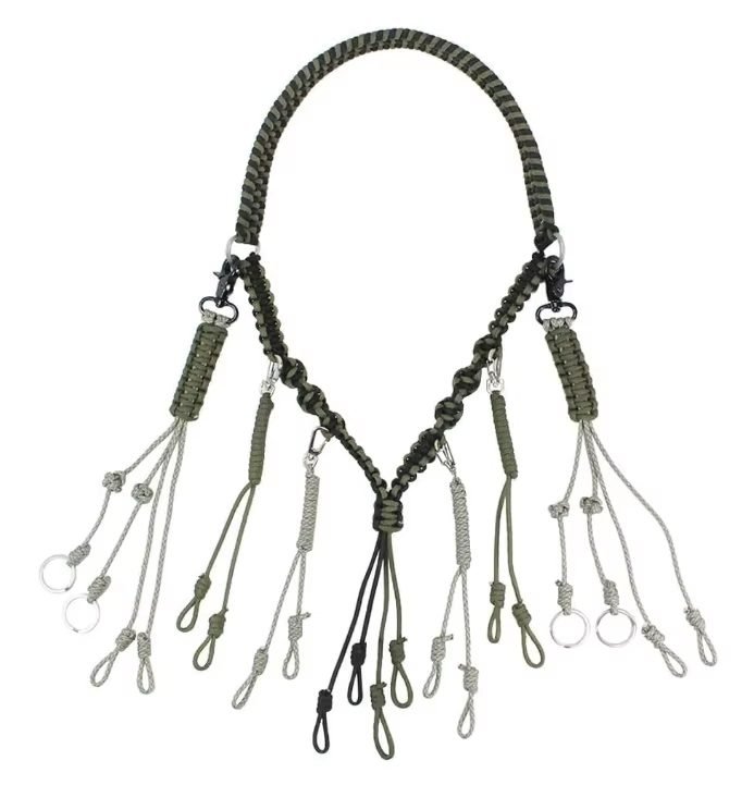 Duck Call Lanyard-Durable High Pressure Polyester Material With Multiple Loops Adjustable Strap For Waterfowl Hunting Outdoors