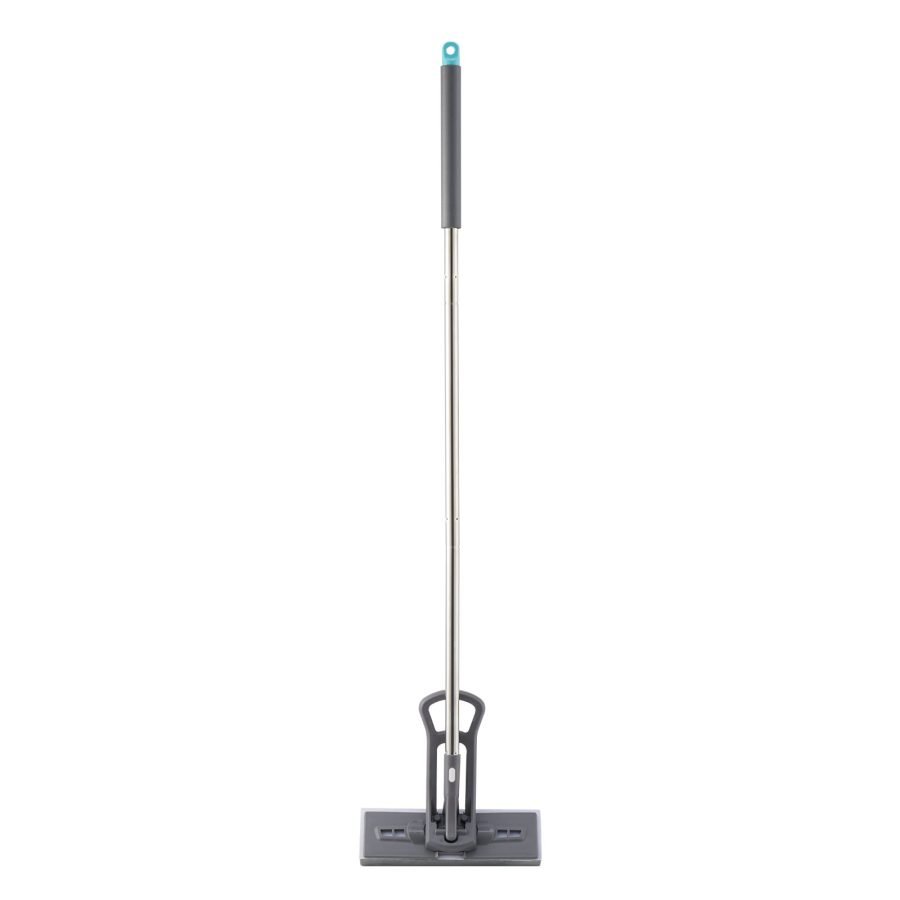 Sponge Mop, High-Density PU Sponge Mop With 1 Pcs Sponge Mop Replacement , Easy To Squeeze Sponge Mop With Hook & Loop For Head Change, Fit For Various Floors  Cleaning