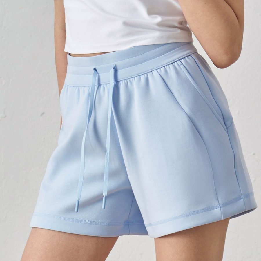 Air Layer Loose And Simple Yoga Shorts