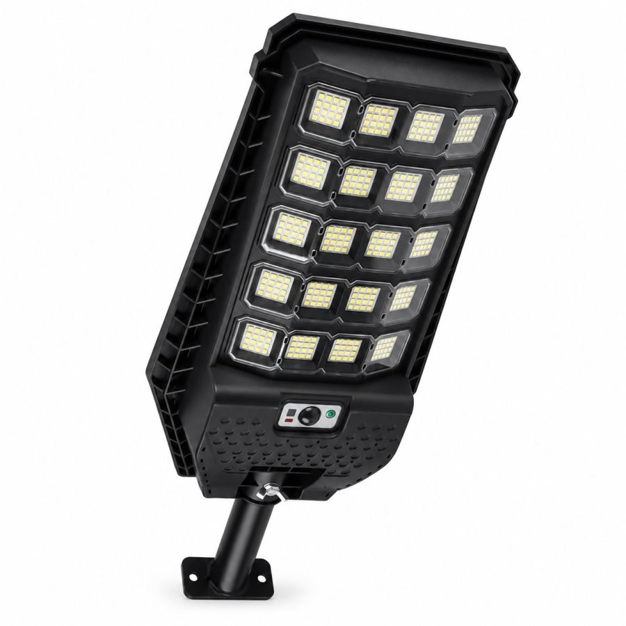 Solar Powered Motion Sensor Outdoor Light W7207 5 Black For Garden Yard Street Wall LED