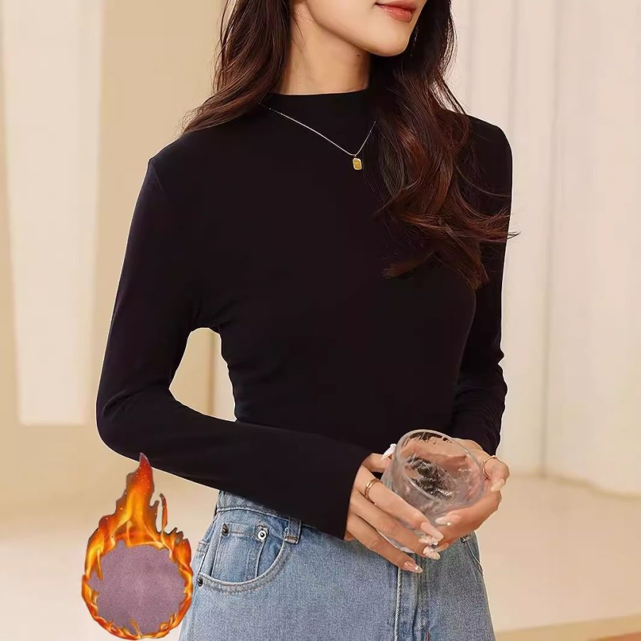 Women's Clothing Turtle Neck Thermal Underwear