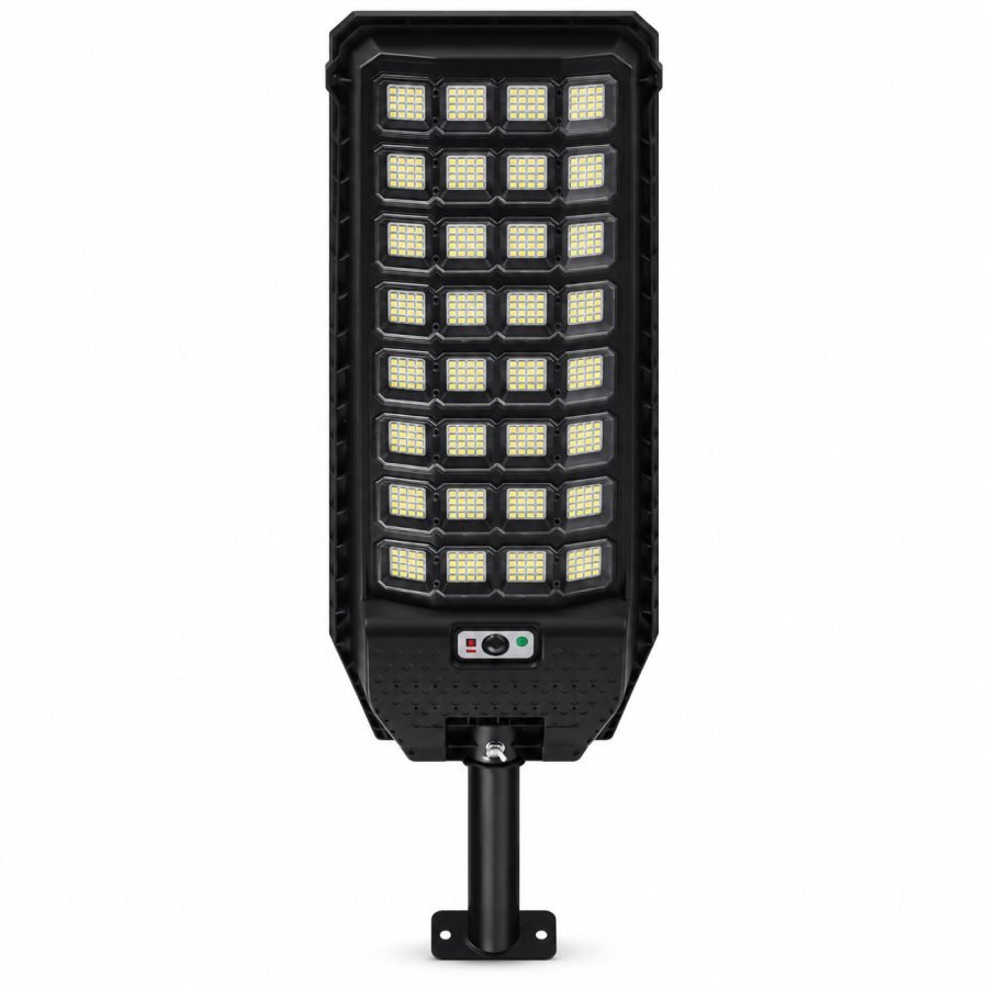 Solar Powered Motion Sensor Outdoor Light W7207 8 Black For Garden Yard Street Wall LED