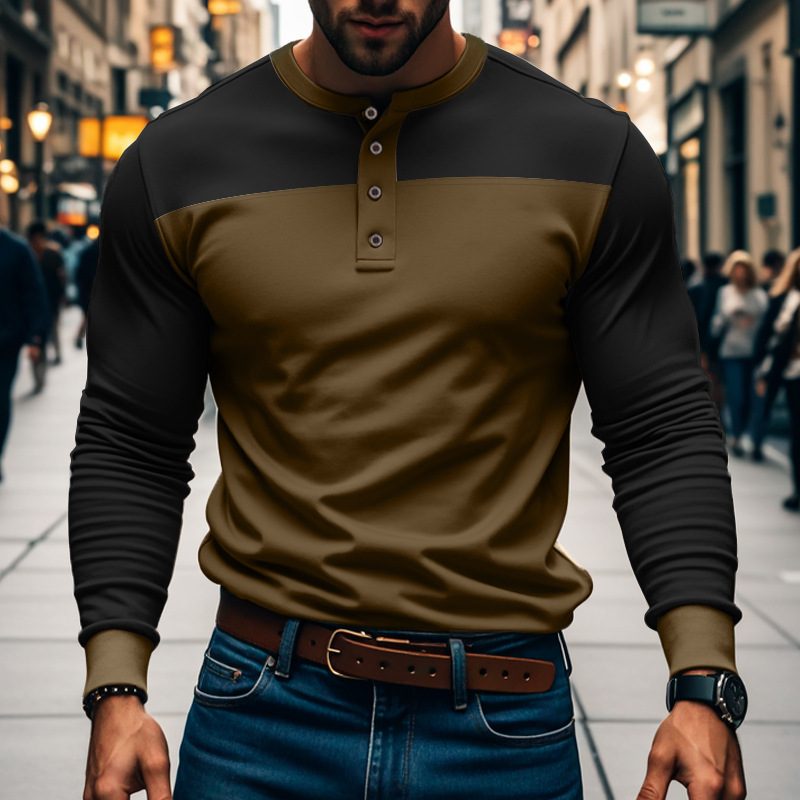 American Slim Fit Commute Henley Shirt
