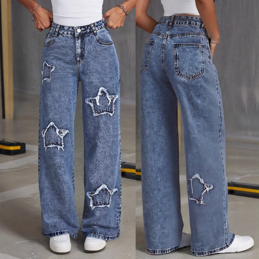 All-matching Girl's Casual Straight-leg Pants