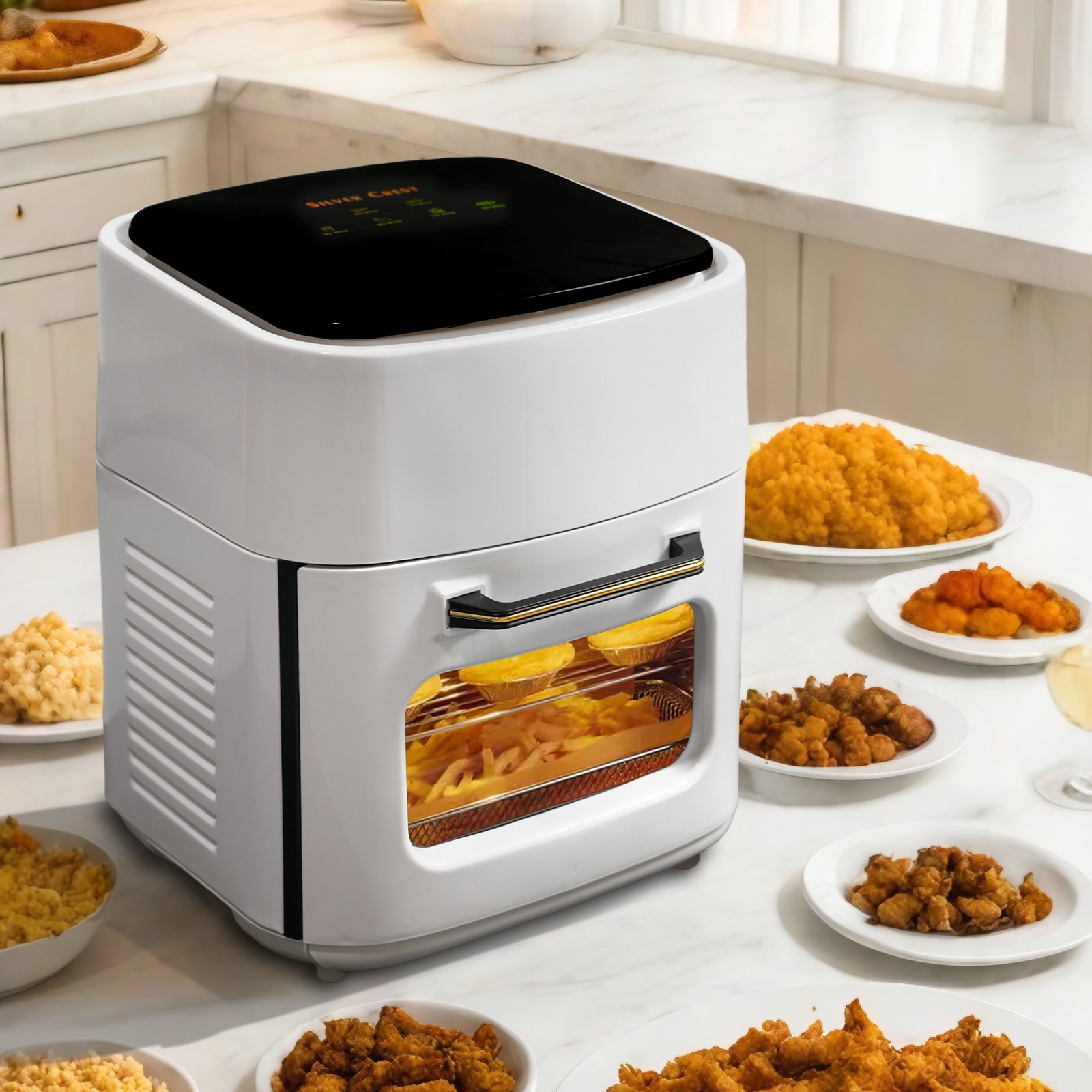 15L Large Capacity Oil-Free Air Fryer Visual French Fry