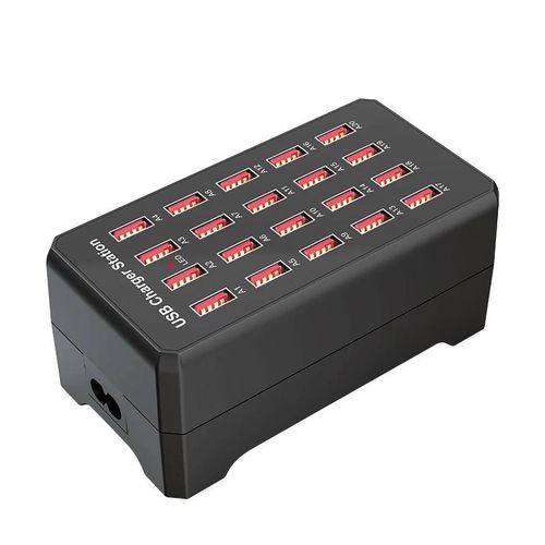20 Multi Port USB Smart 100W Charging Station
