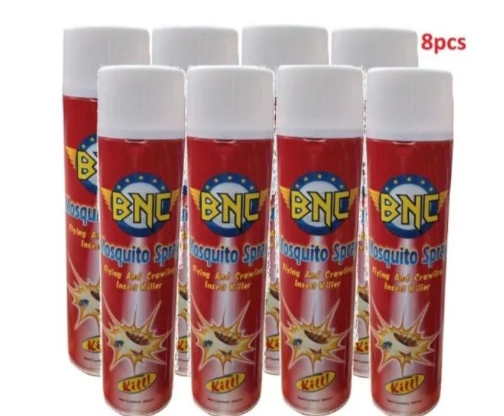 Bnc Flying And Crawling Insects Mosquito Killer - 600ml - 8pcs