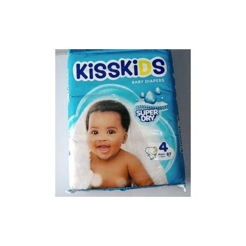 Kisskids super dry baby diaper Super Dry Baby Diaper Jumbo Size 4, 87pcs