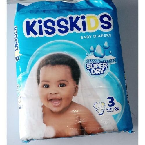 Kisskids super dry baby diaper super dry baby diaper Kisskids Super Dry Diaper - Jumbo Size 3 (96 Count) 4 - 9kg (Midi)