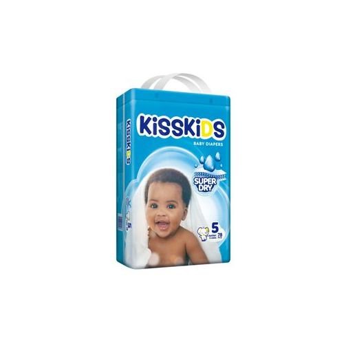 Kisskids Super Dry Baby Diapers Jumbo Size 5 (78X1)