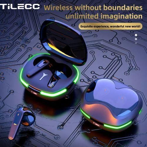 TiLECC TiLECC Pro60 Wireless Bluetooth Earbuds - Black, V5.1, 40mAh Battery, Waterproof